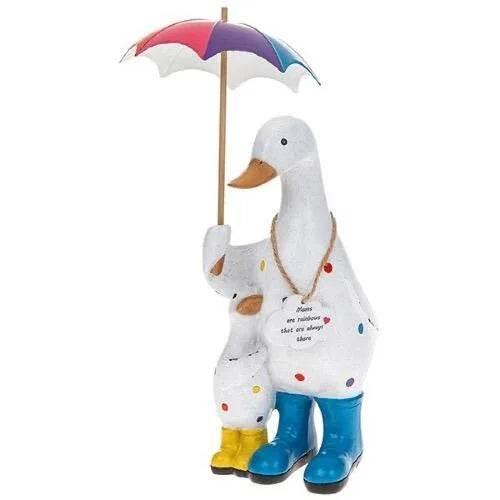 Rainbow Brolly Duck Pair Mum - Cloud Nine Stores