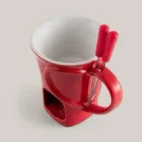 Chocolate Fondue Mug Set - Swissmar Sweetheart - Cloud Nine Stores