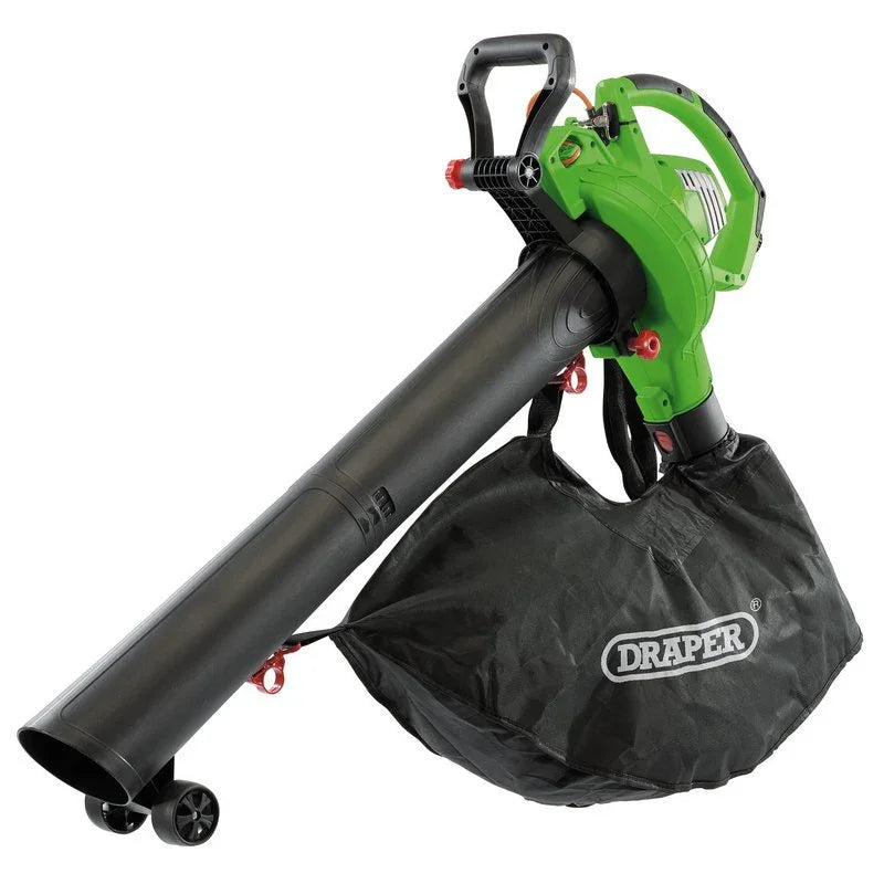 DRAPER 230V GARDEN VACUUM/BLOWER/MULCHER, 3200W - Cloud Nine Stores