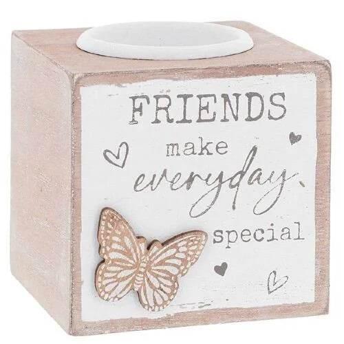 Papillon Message Tea light Friends - Cloud Nine Stores
