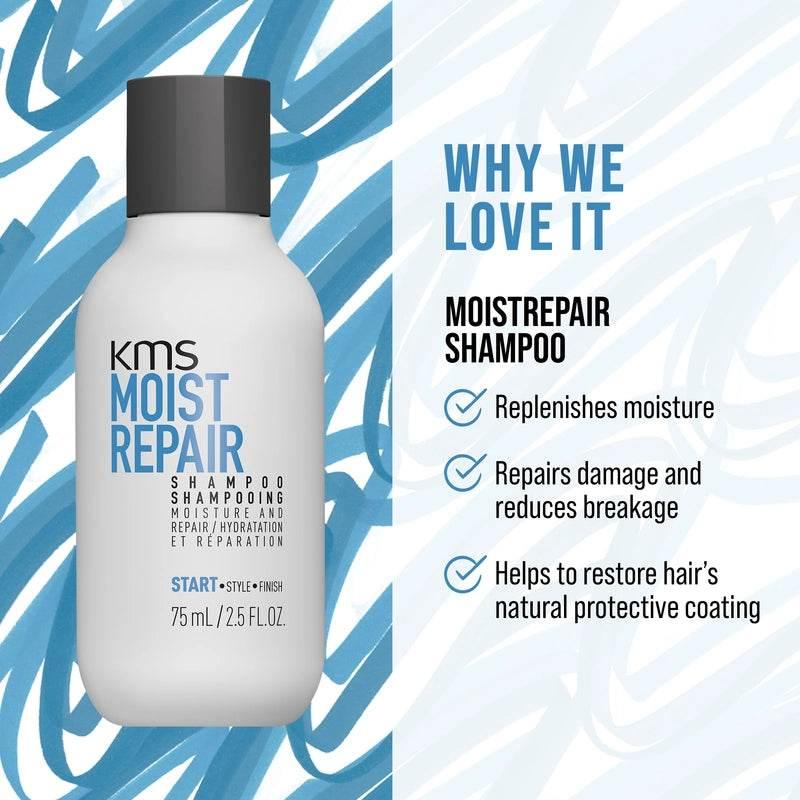 KMS 75ML MOIST REPAIR SHAMPOO - Cloud Nine Stores