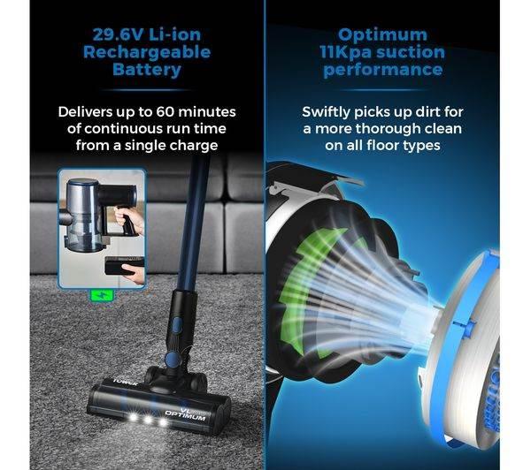 Tower VL100 Optimum Anti Tangle Cordless 3-IN-1 Vacuum Cleaner - Cloud Nine Stores