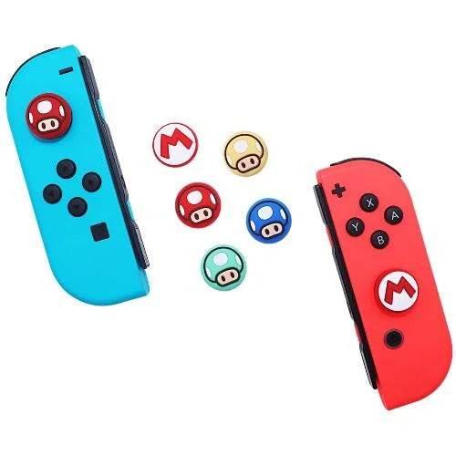 Mario Themed Thumb Grips - Fits Nintendo Switch - Cloud Nine Stores