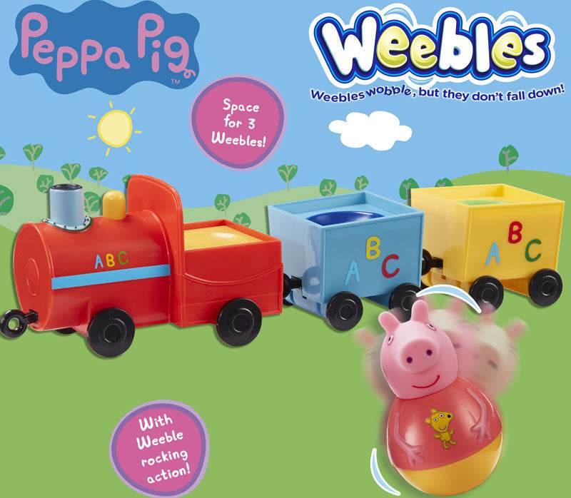 Peppa WEEBLES PULL-ALONG WOBBILY TRAIN - Cloud Nine Stores