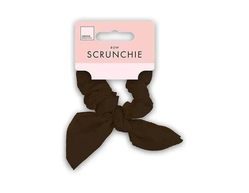 Textured Fabric Scrunchie with Bow 2pk - Cloud Nine Stores