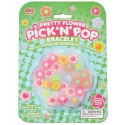 Pretty Flower Pick N Pop Bracelet Fidget Toy - Cloud Nine Stores