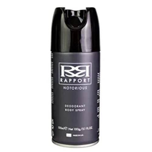 Rapport Notorious Deodorant Body Spray 150ml - Cloud Nine Stores