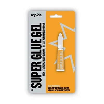 RAPIDE SUPER GLUE GEL 3G - Cloud Nine Stores