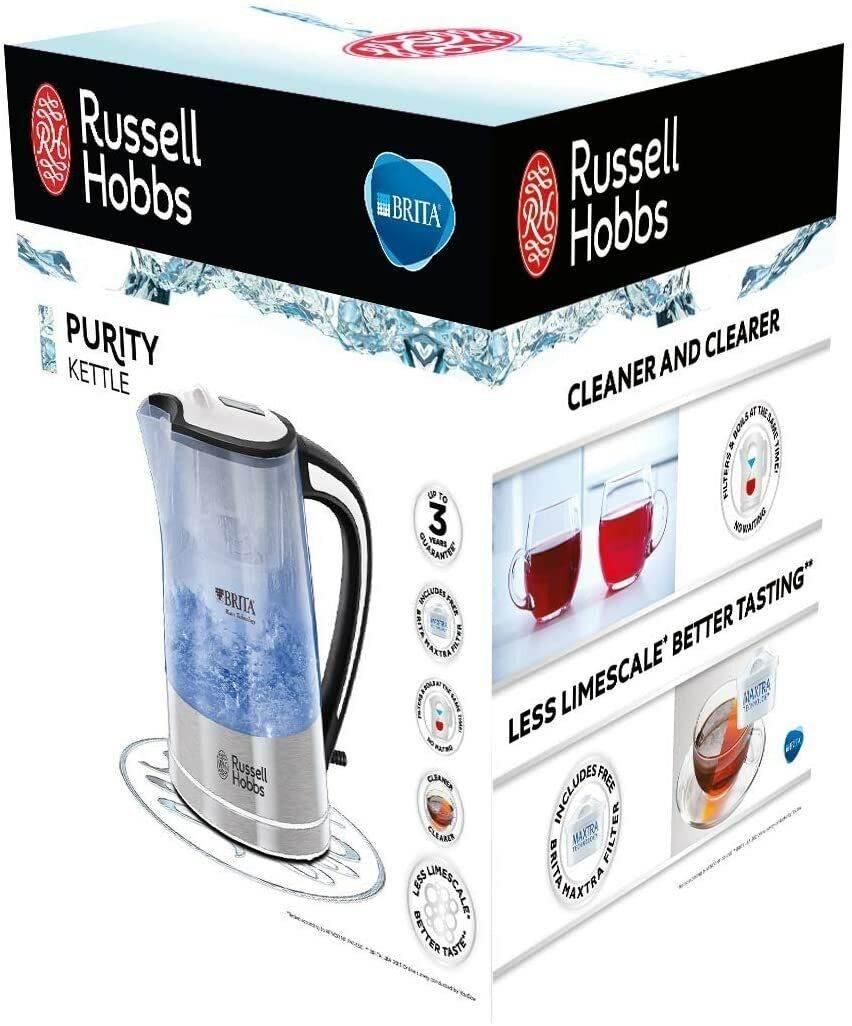 Russell Hobbs Brita 1L Purity Kettle - Cloud Nine Stores