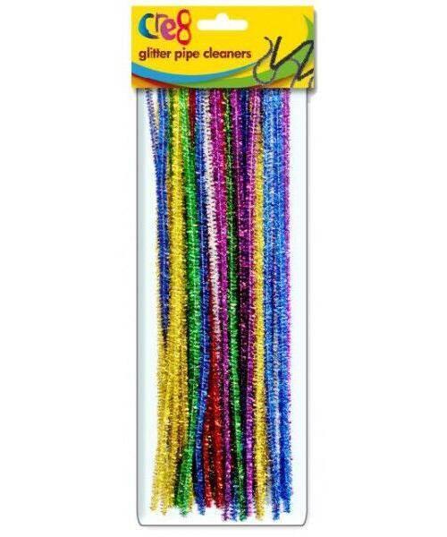 Cre8 Pipe Cleaners, Assorted Colours - 30PK - Cloud Nine Stores