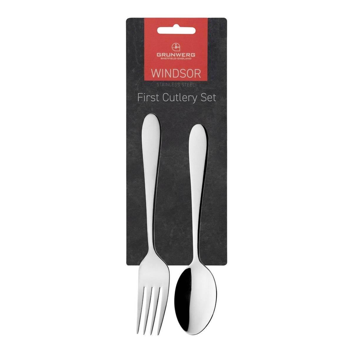 Windsor First Cutlery Set Fork Spoon Childs - Cloud Nine Stores