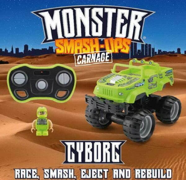 Monster Smash-Ups Carnage TY6082A, Cyborg's Remote Control Monster Truck - Cloud Nine Stores