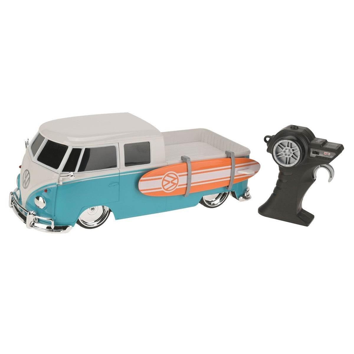 Maisto Tech R/C 1:16 Scale 2.4 GHz VW Type 2 Pick-up w/Surfboard - Cloud Nine Stores