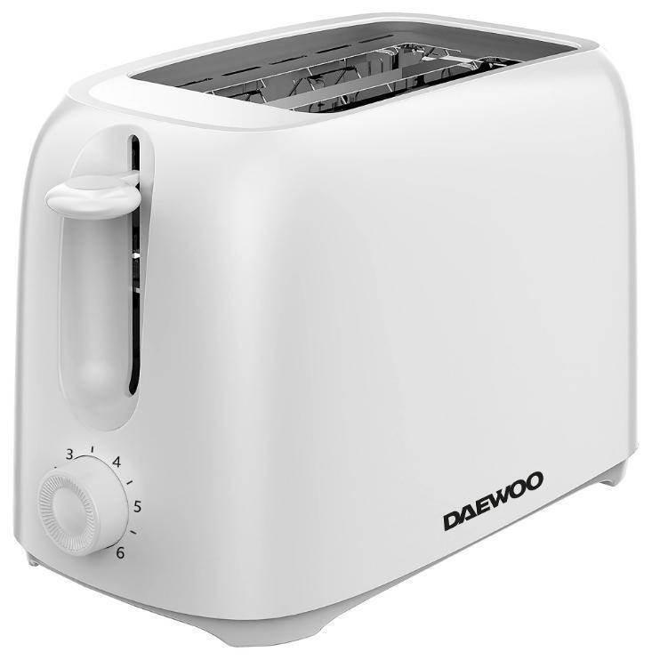 Daewoo Essentials 2 Slice Toaster - White - Cloud Nine Stores