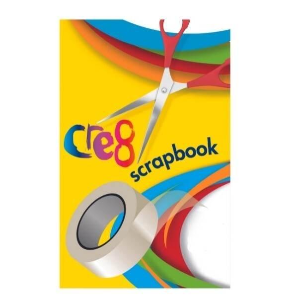 Scrap Book Multi Coloured 40 Pages - Cloud Nine Stores