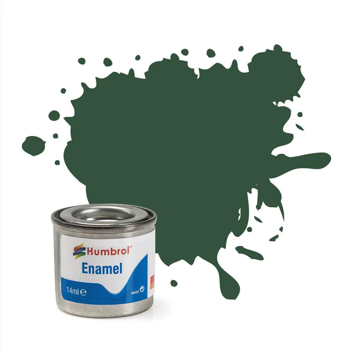 Humbrol No.78 Cockpit Green Matt Finish Enamel Paint 14ml - Cloud Nine Stores