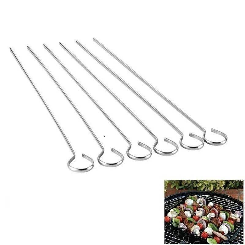 Prima 6 x Metal BBQ Skewers - Cloud Nine Stores
