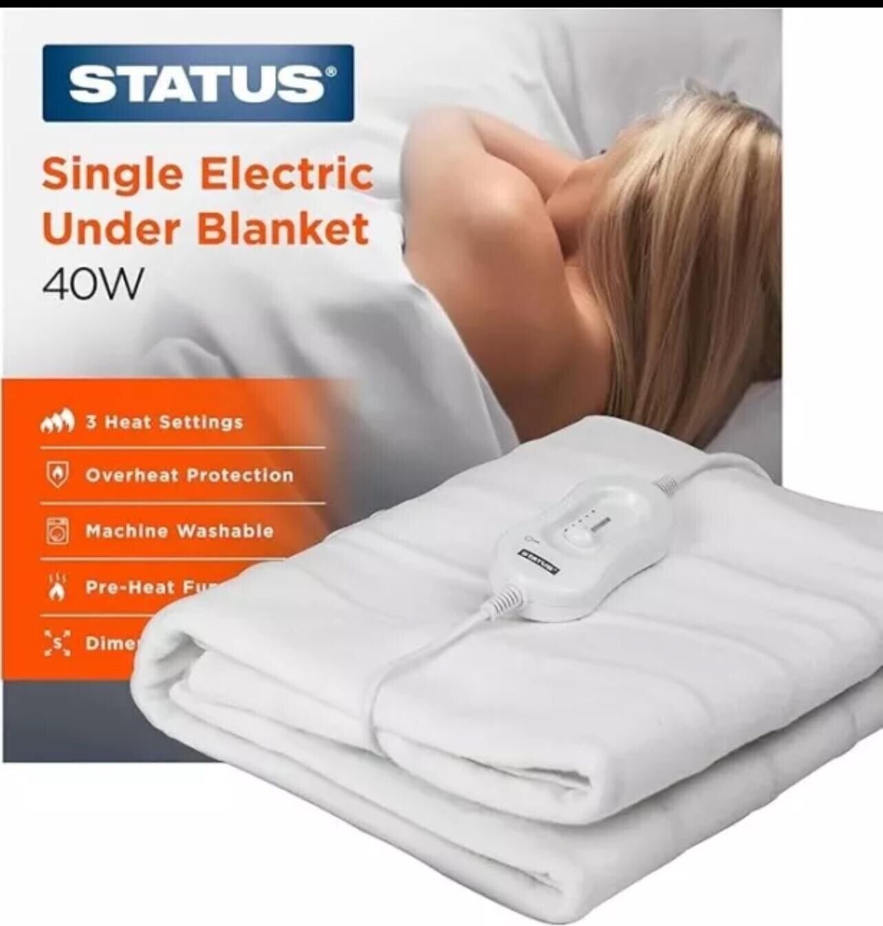 Status Single Electric Underblanket