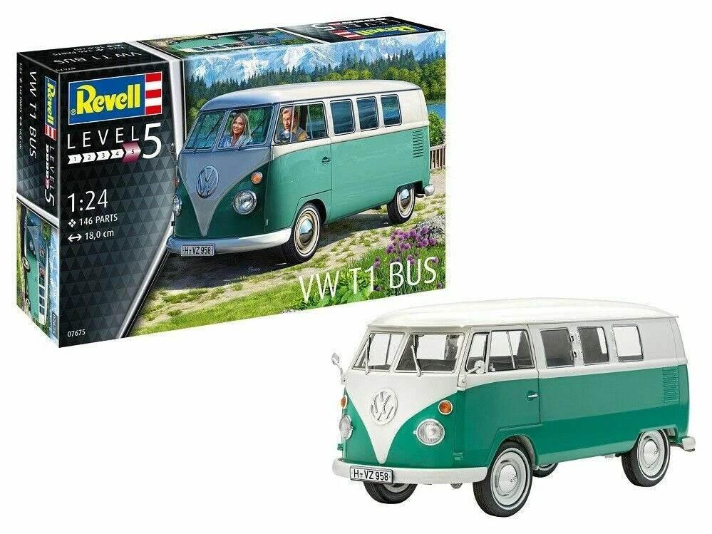 Revell 07675 1:24th scale Split screen Volkswagen T1 Bus VW - Cloud Nine Stores