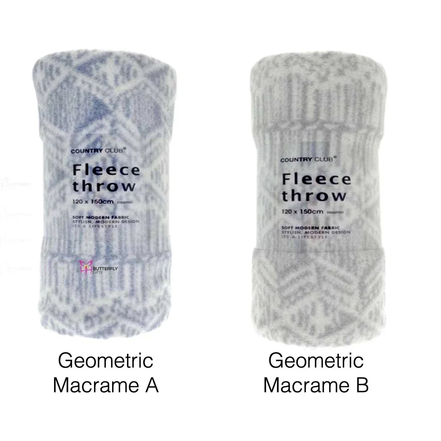 Country Club Fleece Throws - Cloud Nine Stores Cloud Nine Stores