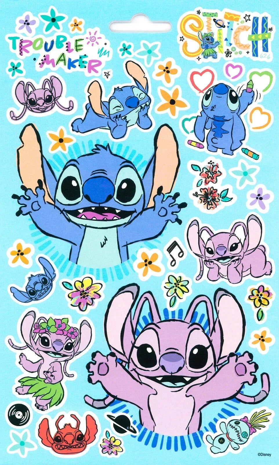 DISNEY STITCH 500 STICKERS BOOK