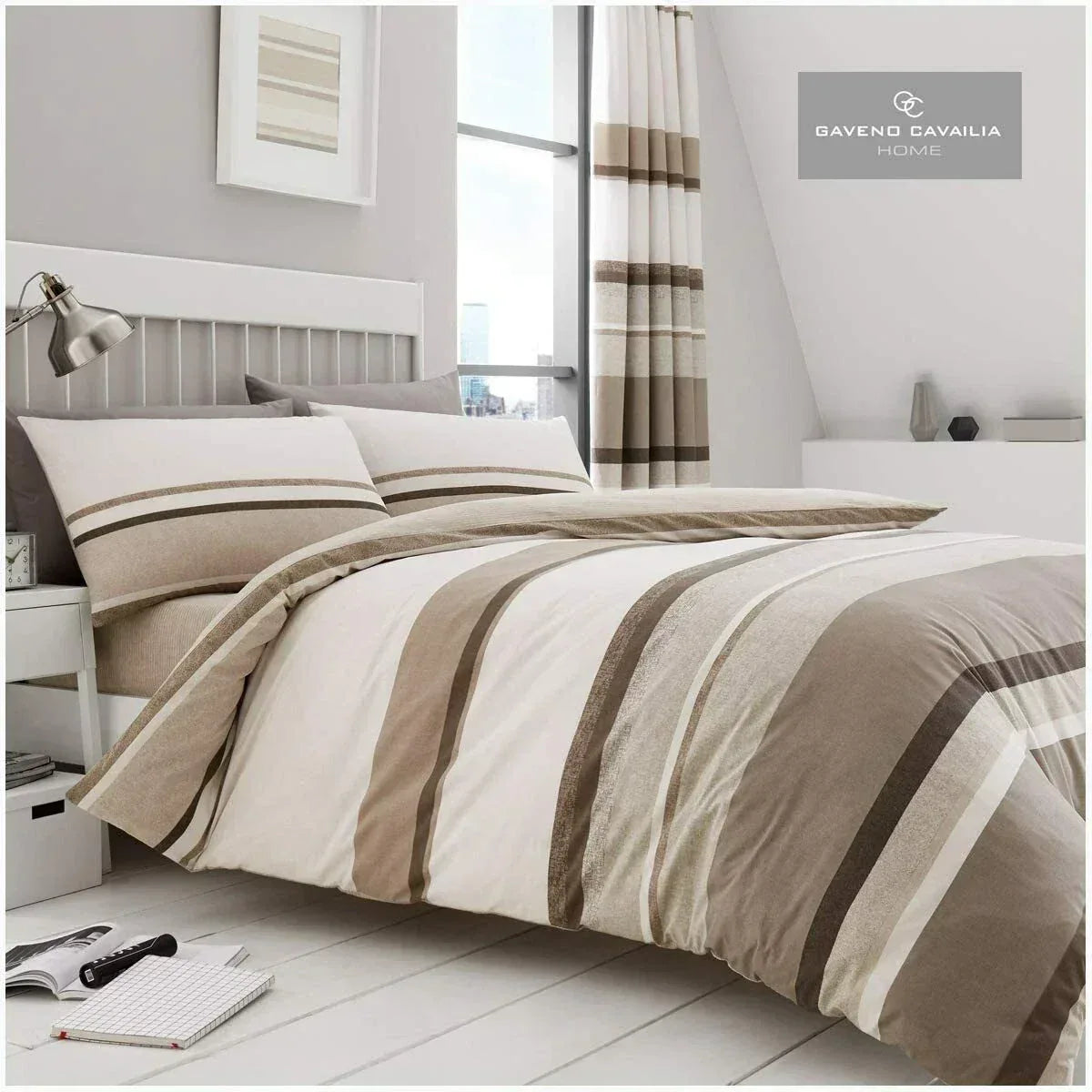 Gaveno Cavailia Hudson Natural Duvet Set - King Size - Cloud Nine Stores Cloud Nine Stores