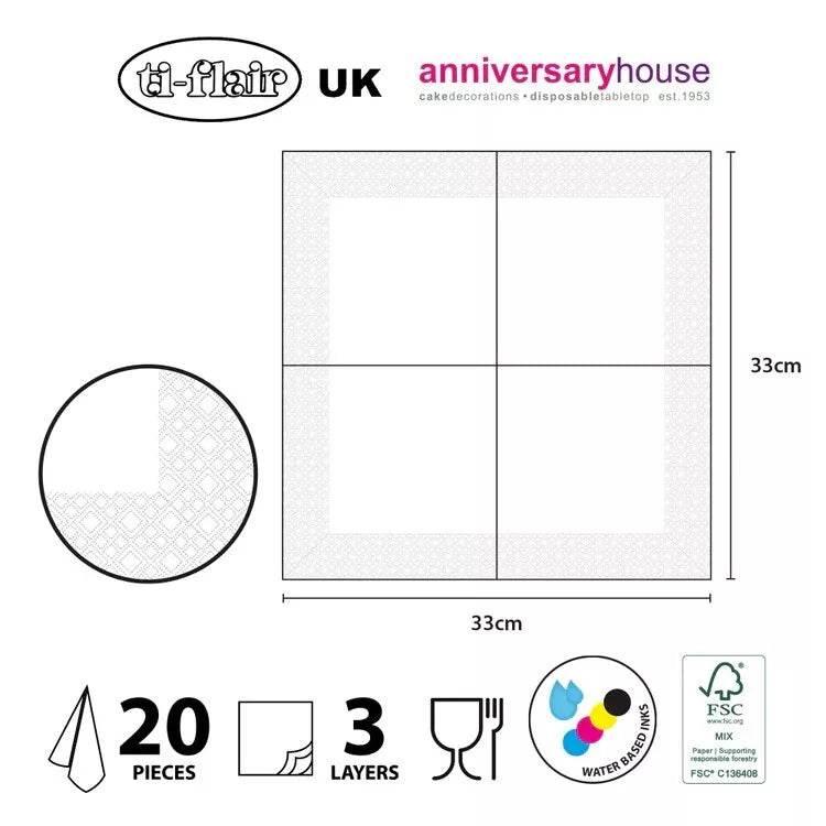 Napkins - New Arrival Boy or Girl x 20 - Cloud Nine Stores