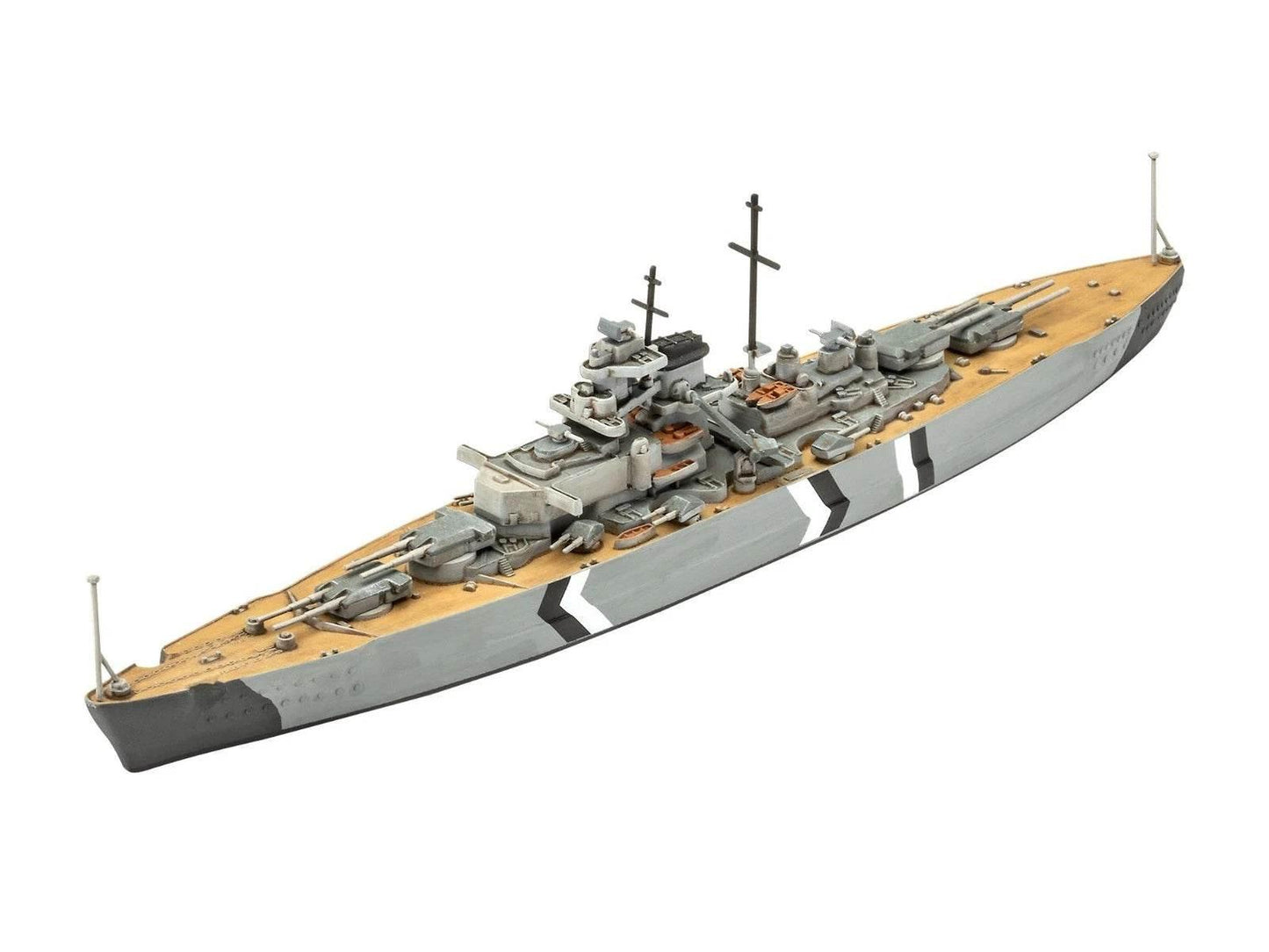 REVELL 05637 - The Legendary Bismarck 1:700 & 1:1200 Scale Model Boat Set - Cloud Nine Stores
