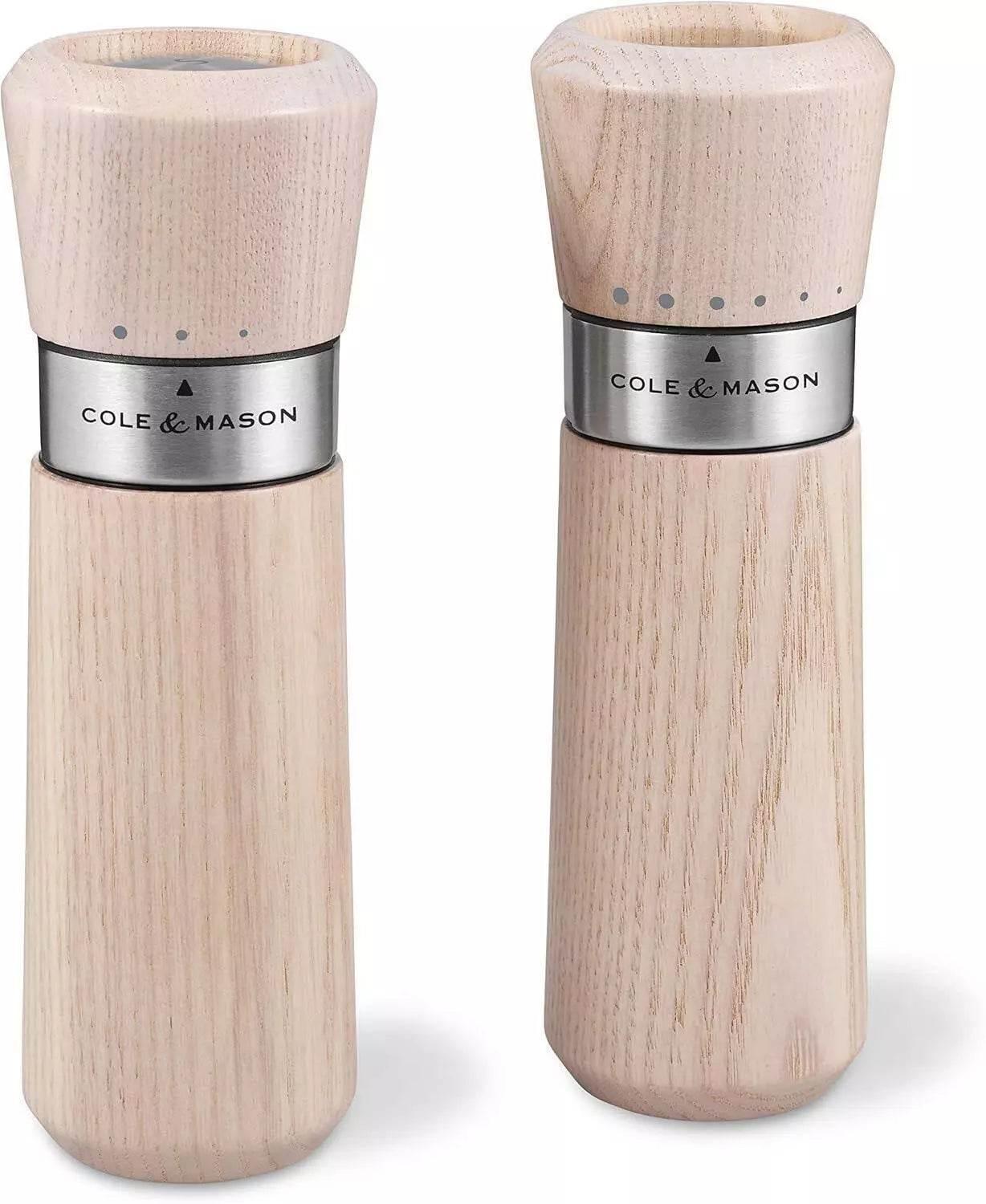 Cole & Mason Lyndhurst Gourmet Precision Salt & Pepper Mill Grinder Set (Oak) - Cloud Nine Stores