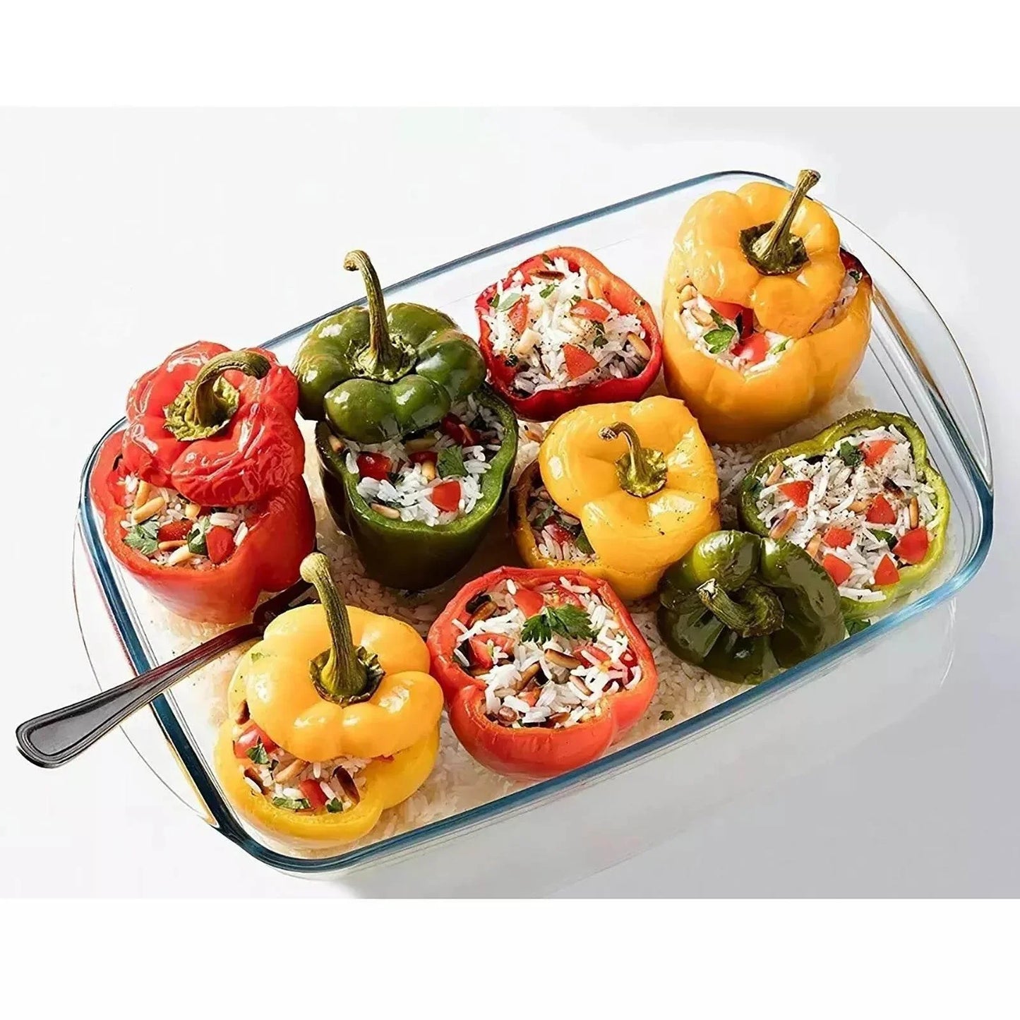 Ocuisine Rectangular Glass Roaster Dish 35x22cm - Cloud Nine Stores