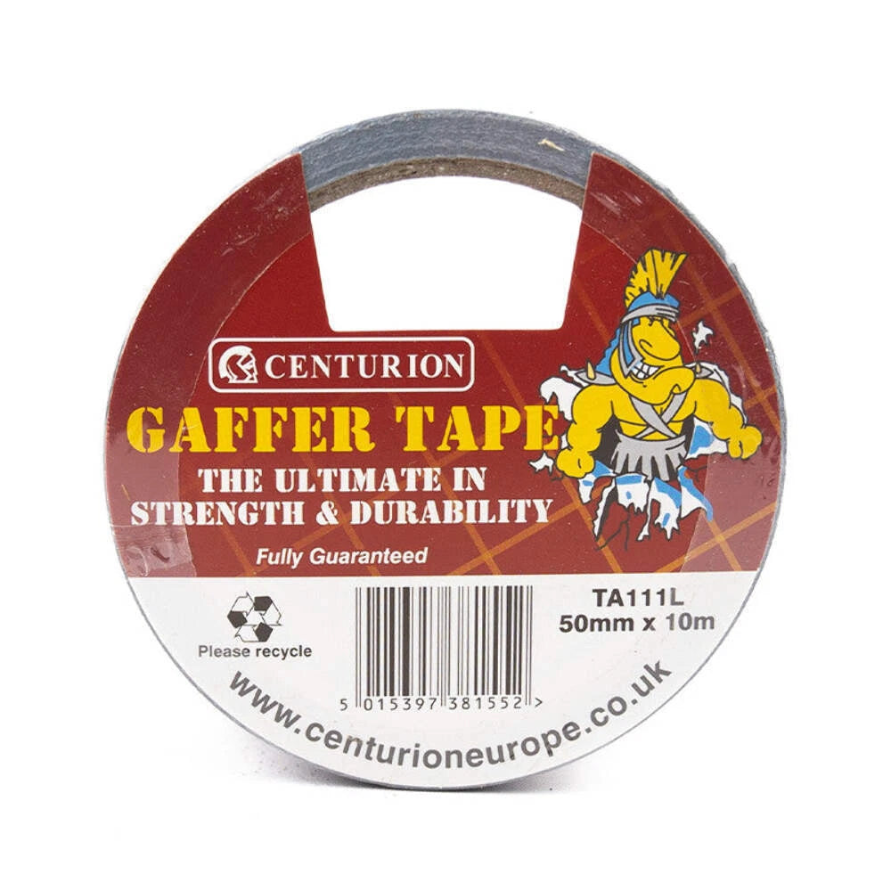 Centurion TA111L 50mm x 10m Waterproof Silver Gaffer Tape Cloud Nine Stores