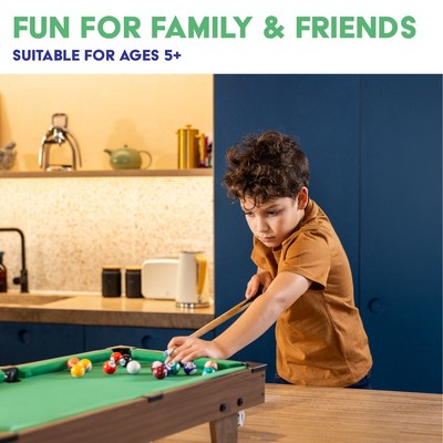 POWER PLAY 25 INCH POOL TABLE GAME