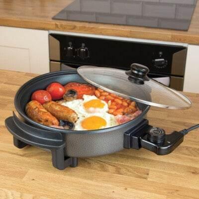 Quest 35410 Electric Cooker Pan with Lid - Cloud Nine Stores