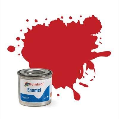 HUMBROL 220 Ferrari Red Gloss Enamel 14ml - Cloud Nine Stores