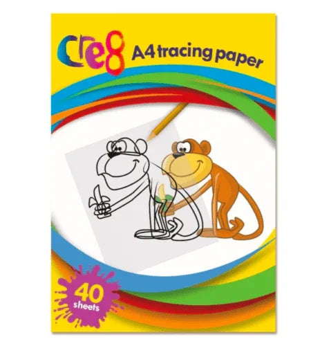 CRE8 A4 Tracing Paper - 40 Sheets - Cloud Nine Stores