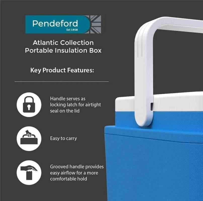 Pendeford Portable Insulation Box Blue 18Ltr - Cloud Nine Stores