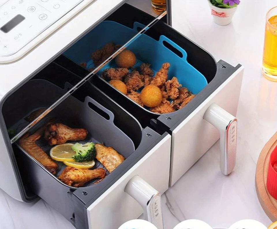 SILICONE AIR FRYER LINER 19.5X12X7CM - Cloud Nine Stores