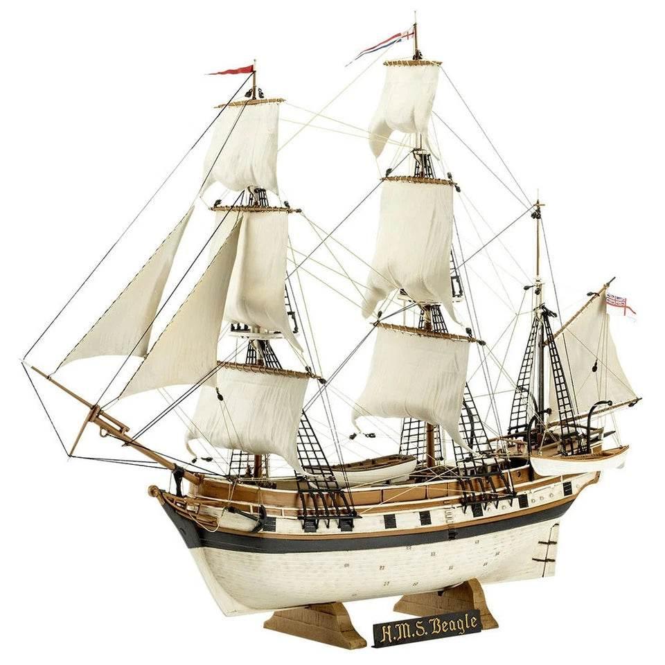 Revell HMS Beagle Model Kit Charles Darwin Survey Barque 1/96 - Cloud Nine Stores