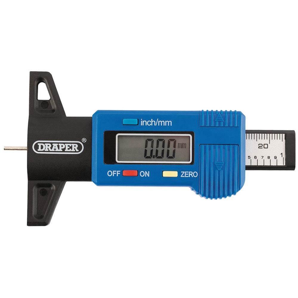 Draper 92224 Digital Tyre Tread Depth Gauge - Cloud Nine Stores