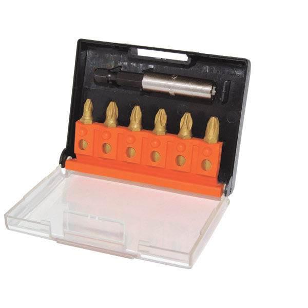 CK Tools T4569TINC Screwdriver 6 in 1 Bit Set TIN PZD - Cloud Nine Stores