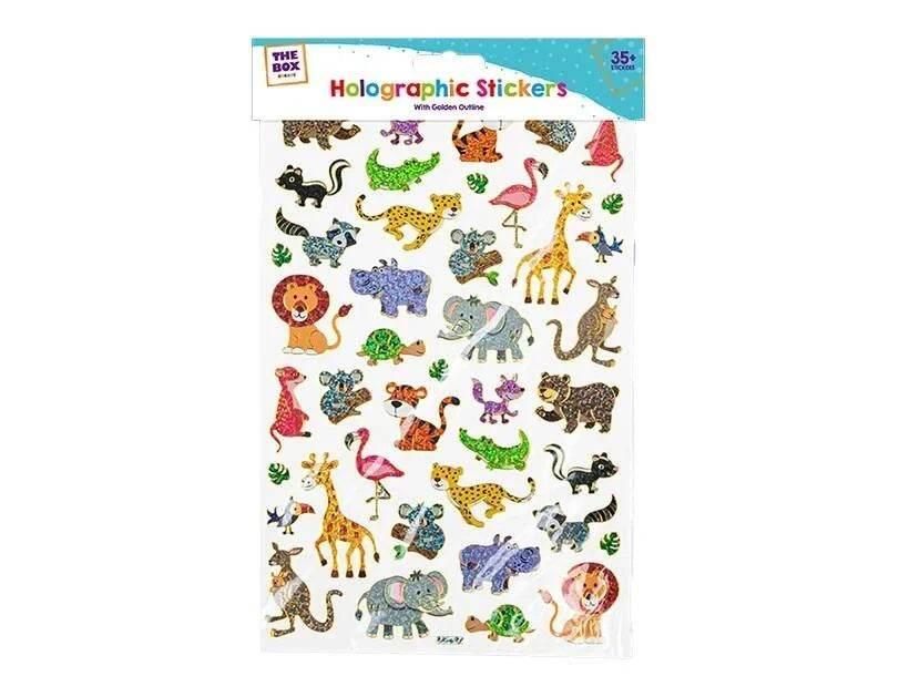 Boys Golden Outline Holographic Stickers - Cloud Nine Stores