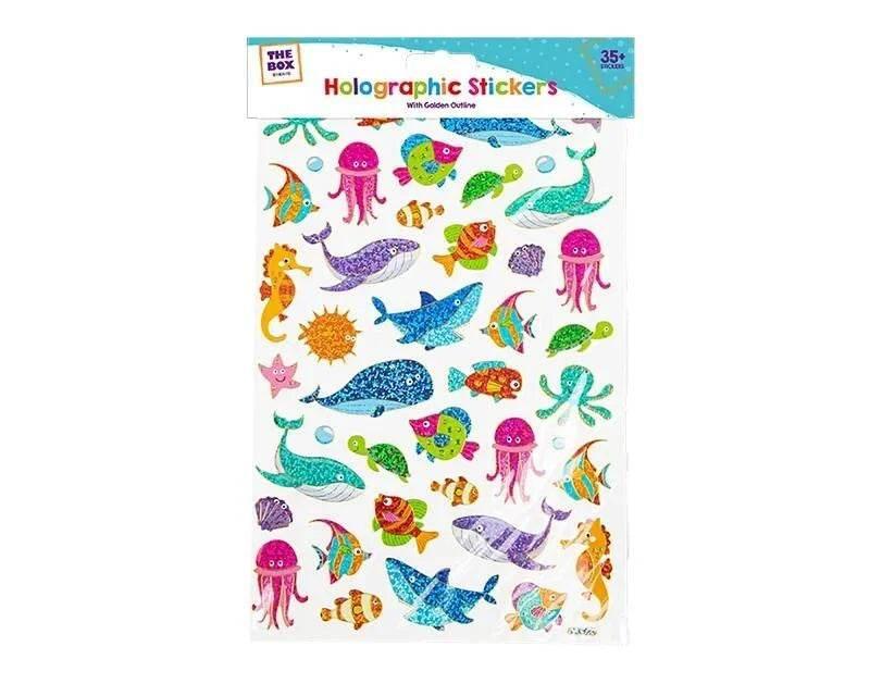 Boys Golden Outline Holographic Stickers - Cloud Nine Stores