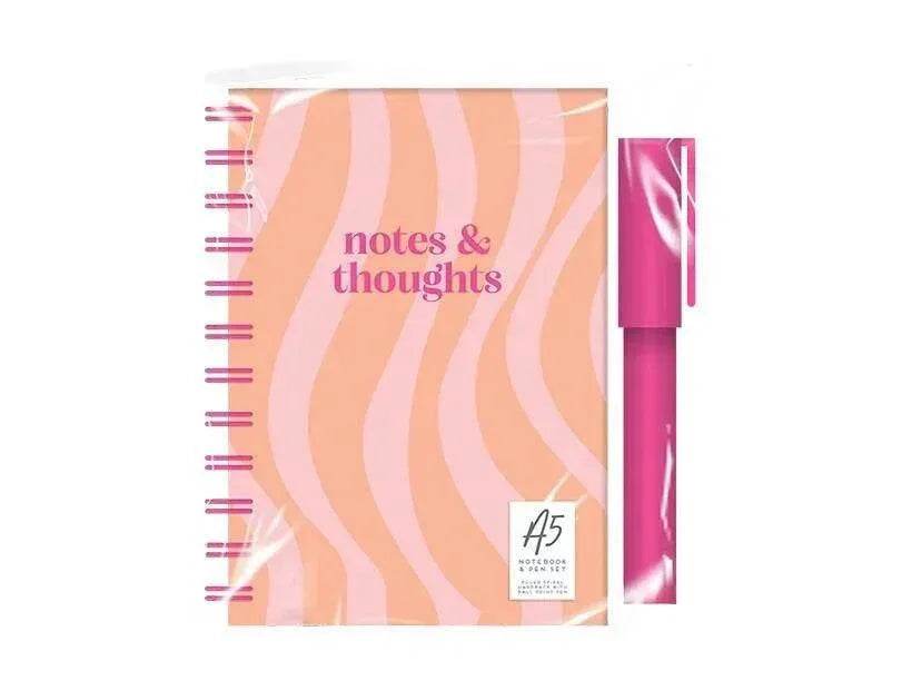 A5 Wiro Notebook & Pen Set - Adult - Cloud Nine Stores