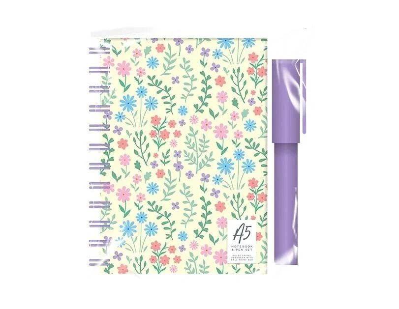 A5 Wiro Notebook & Pen Set - Adult - Cloud Nine Stores