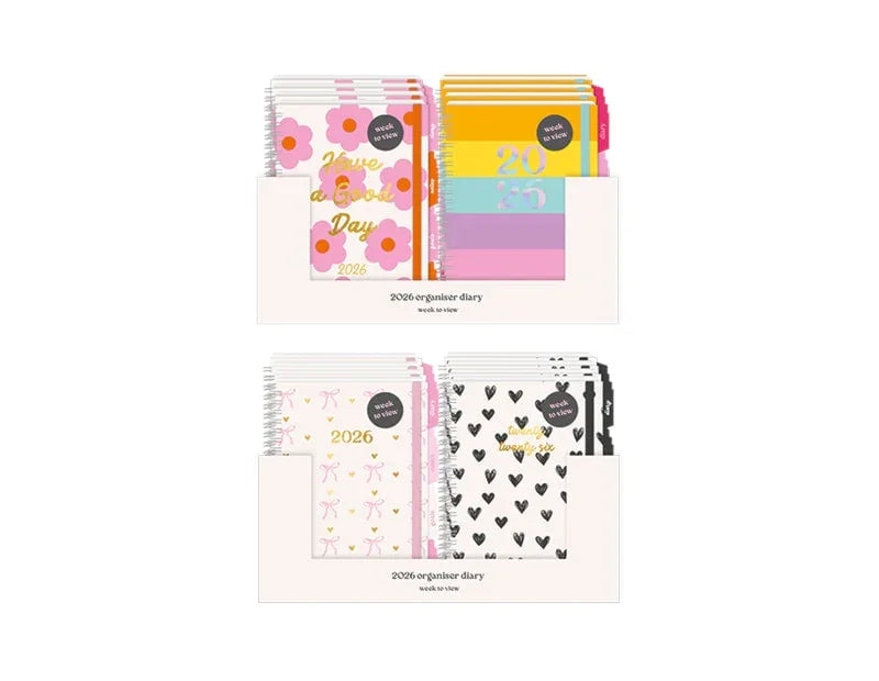 2026 Organiser Diary - Cloud Nine Stores