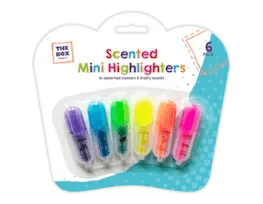 Scented Mini Highlighters - 6 Pack - Cloud Nine Stores