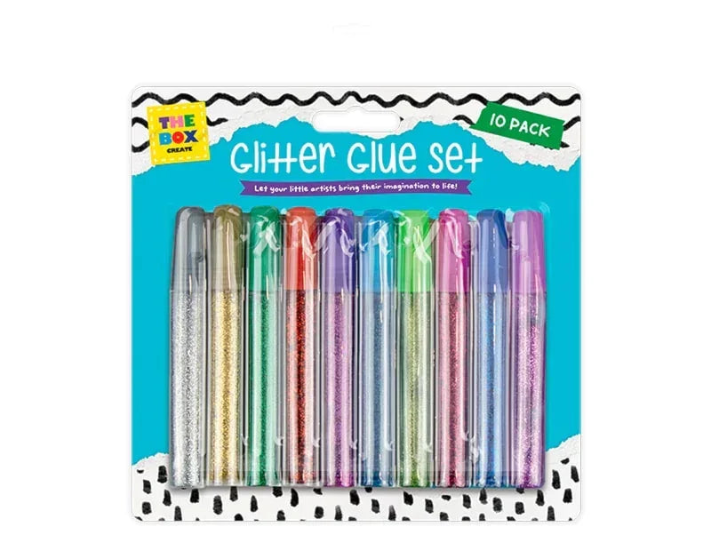 Glitter Glue Pens - 10 Pack - Cloud Nine Stores