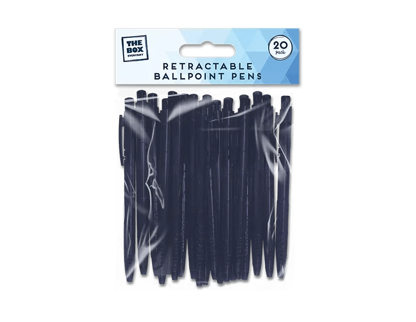 Retractable Ballpoint Pens 20pk - Cloud Nine Stores