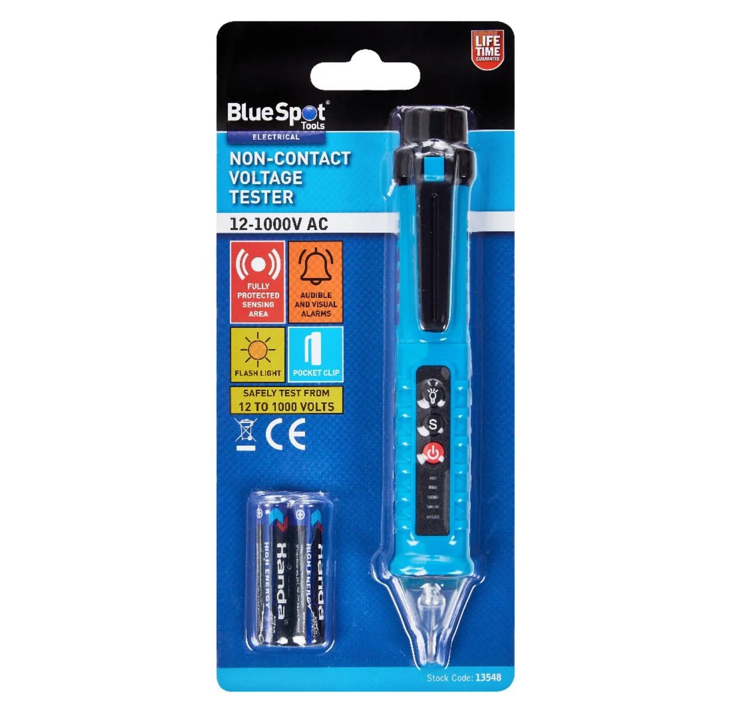 BLUE SPOT TOOLS NON-CONTACT VOLTAGE TESTER 12-1000V AC - Cloud Nine Stores