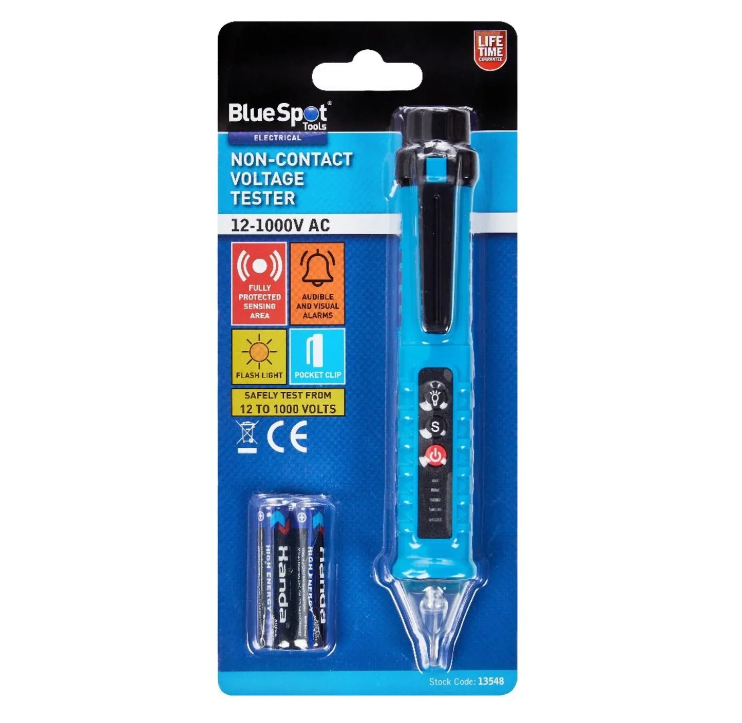 BLUE SPOT TOOLS NON-CONTACT VOLTAGE TESTER 12-1000V AC - Cloud Nine Stores Cloud Nine Stores